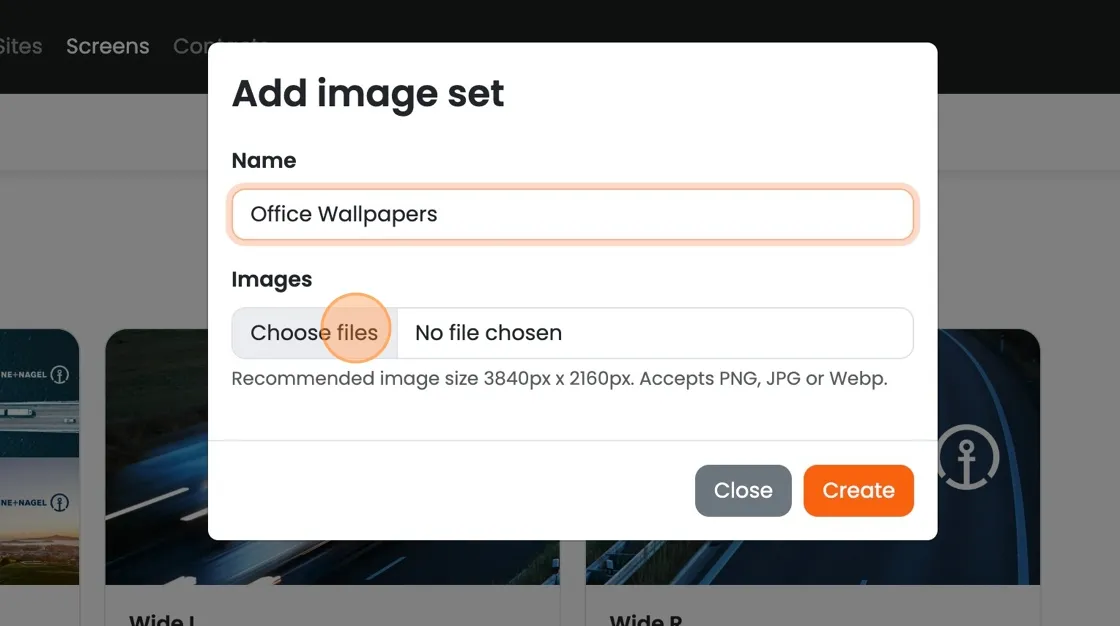 Support image